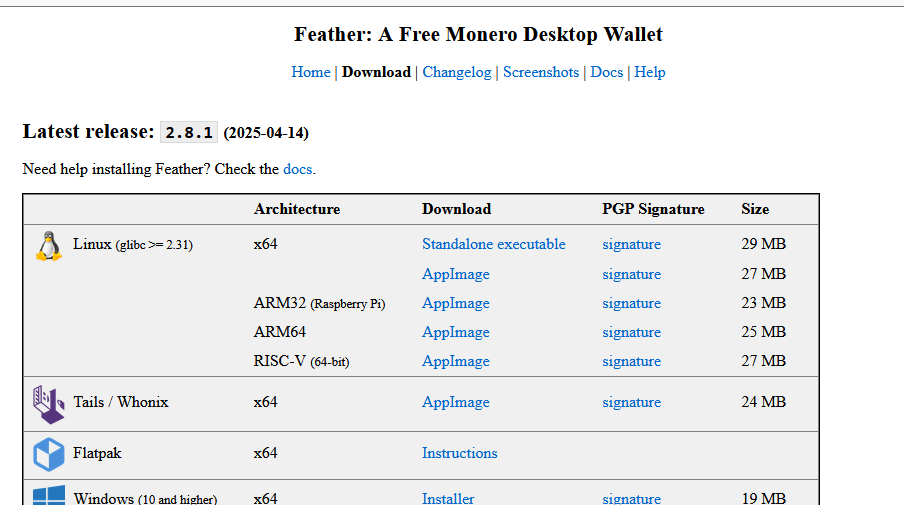 feather wallet 2