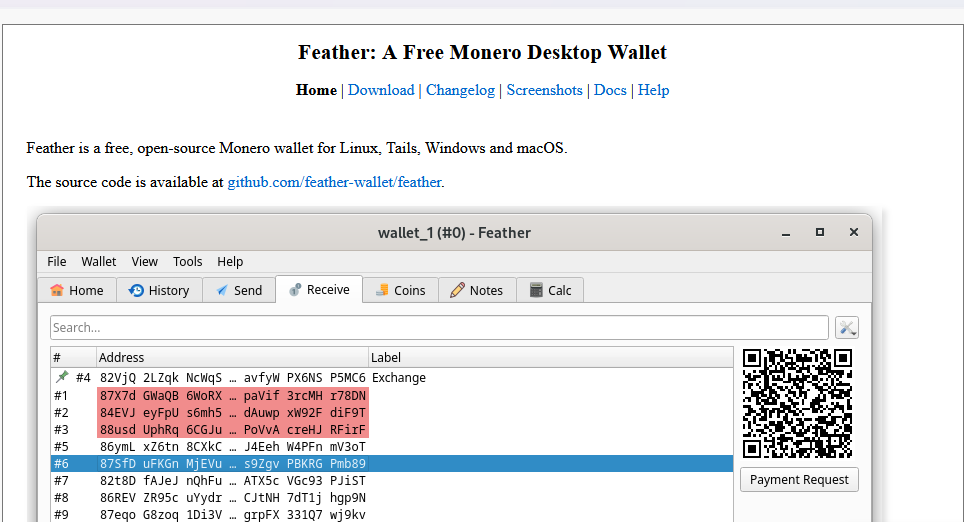 Feather Wallet | XMR Wallet