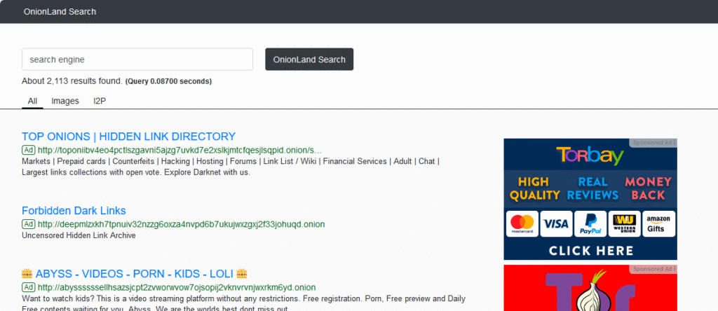 onionland darkweb search engine